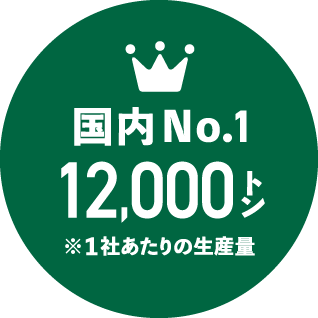 国内No.1 12,000トン