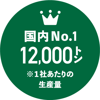 国内No.1 12,000トン